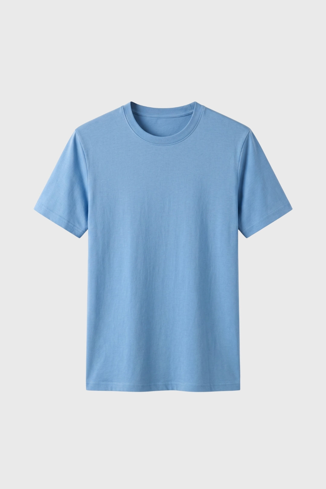 Men's Classic Fit Sky Blue T-Shirt | Crew Neck