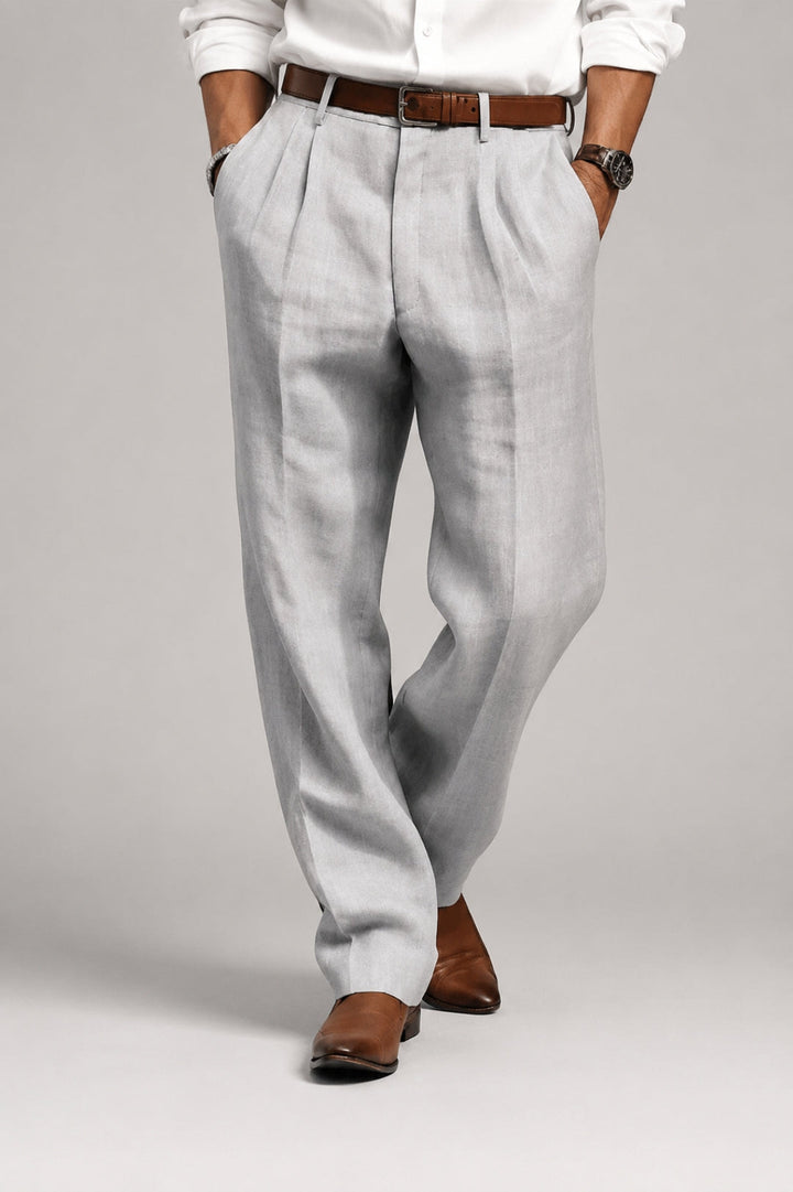 Men's Straight Leg Loose Fit Trousers | Everyday Loungewear