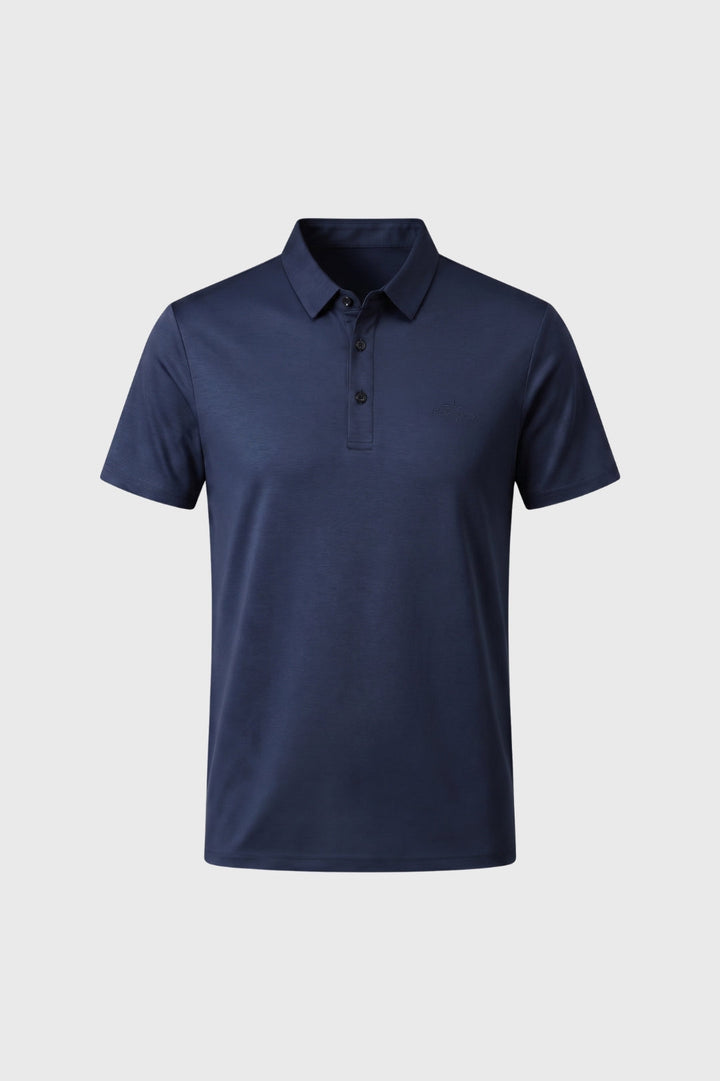Men's Slim Fit Short Sleeve Polo Shirt | Light Blue